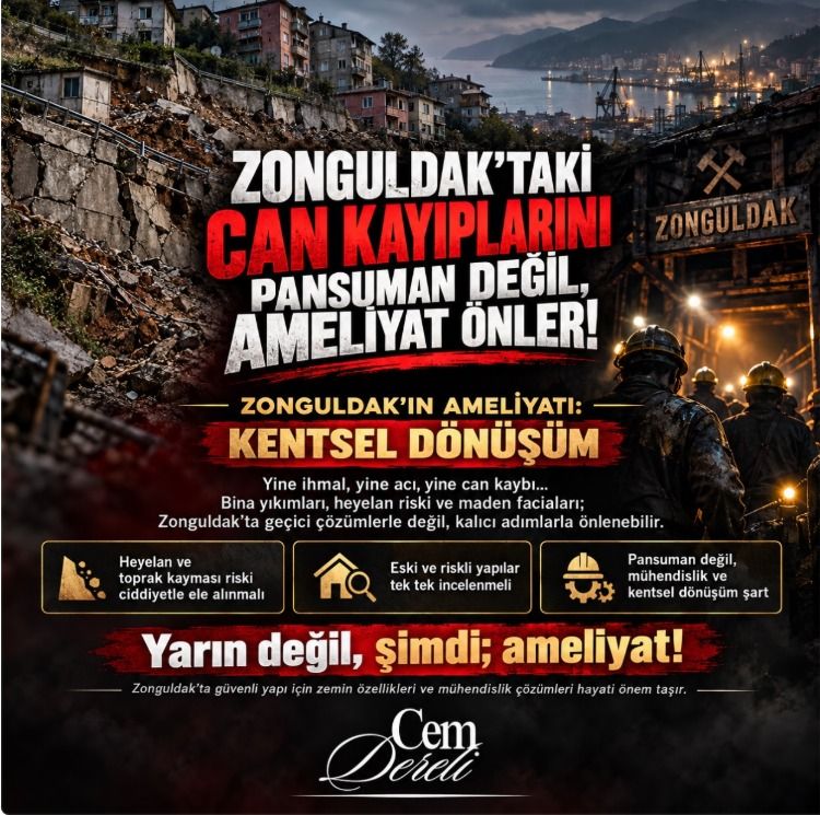Zonguldak Imza Gazetesi Cem Dereli